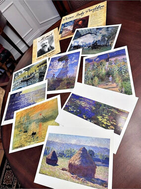 Simply Charlotte Mason Monet Picture Study Portfolio Print Set Homeschool Art